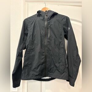 Mountain Hardwear Women’s XS black stretch ozonic full zip hooded jacket